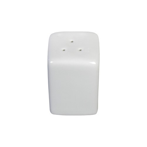 PIMENTERO PORCELANA CUADRADO BLANCO 4X6CMS